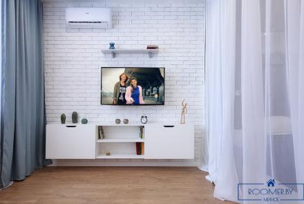 Квартира на сутки в минске по ул. Сторожевская, 8 гостиная