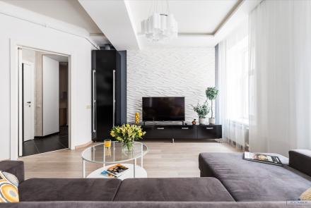 Пятикомнатная квартира на сутки Минск Сторожевская, 6 гостиная