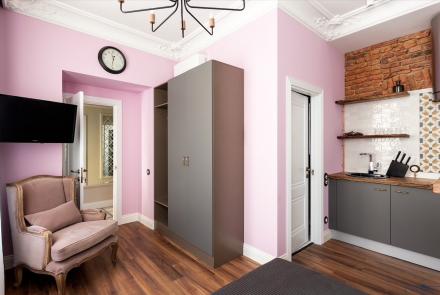 Трехкомнатная квартира на сутки Минск Сторожевская, 8 кухня