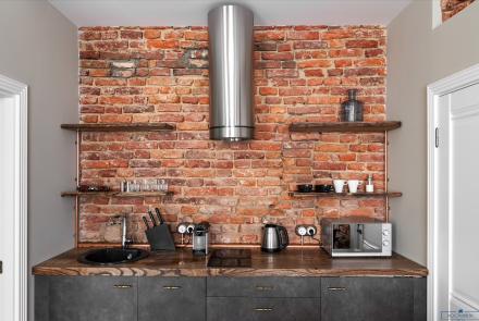 Трехкомнатная квартира на сутки Минск Сторожевская, 8 кухня