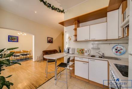 Квартира на сутки в Минске возле метро Немига кухня