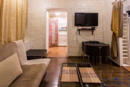 Квартира на сутки в Минске возле метро Площадь Победы гостиная