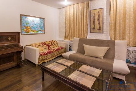 Квартира на сутки в Минске возле метро Площадь Победы гостиная