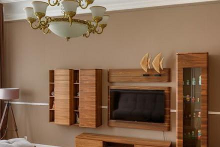 Квартира на сутки в Минске возле метро Немига гостиная