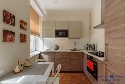 Квартира на сутки в Минске возле метро Немига кухня