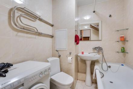 Квартира на сутки в Минске на улице Скрыганова, 4А ванная