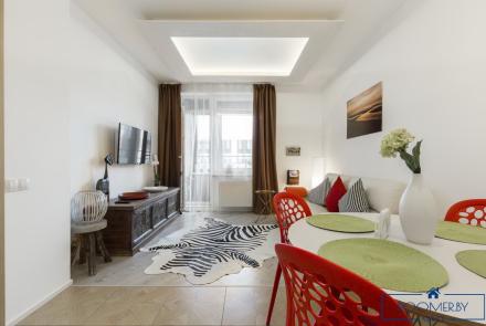 Квартира на сутки в Минске на улице Скрыганова, 4Д гостиная