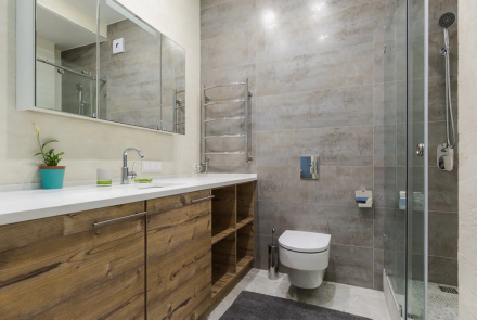 Однокомнатная квартира в Минске на Притыцкого ванна