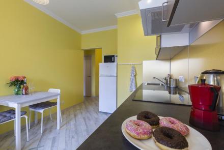 Квартира на сутки в Минске на Тимошенко, 22 кухня