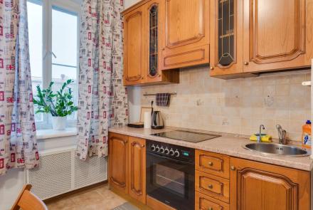 Квартира на сутки в Минске на улице Скрыганова, 4А кухня