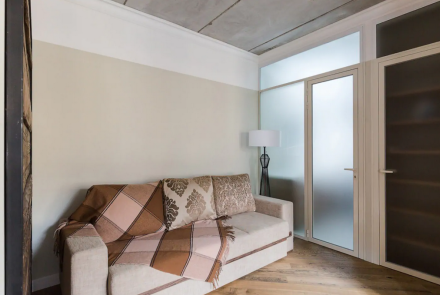 Однокомнатная квартира в Минске на Притыцкого спальня