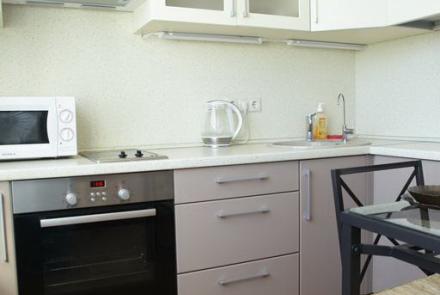 Квартира на сутки в Минске на улица Скрыганова, 4Д кухня