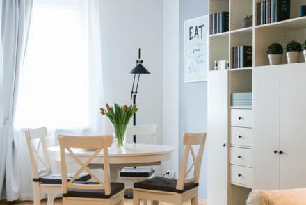 Квартира на сутки в Минске на улице Притыцкого, 39 кухня