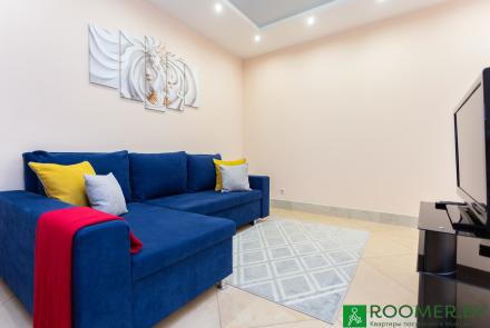 Квартира на сутки в Минске Скрыганова, 4 А гостиная