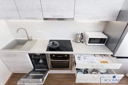 Квартира на сутки в Минске Ефросиньи Полоцкой, 5 кухня