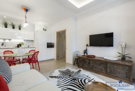 Квартира на сутки в Минске на улице Скрыганова, 4Д гостиная