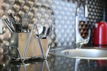 Квартира на сутки в Минске на улице Романовская Слобода, 16 кухня