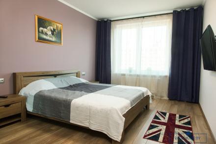 Квартира на сутки в Минске возле метро Спортивная спальня