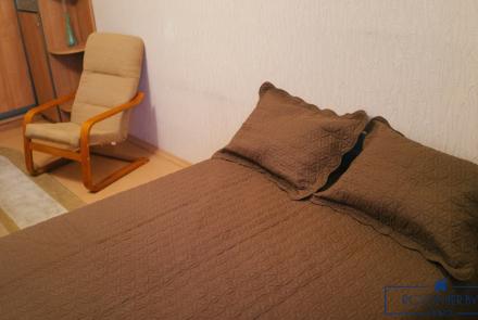 Однокомнатня квартира на сутки в Минске Глебки спальня