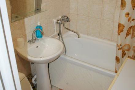 Однокомнатня квартира на сутки в Минске Глебки ванна