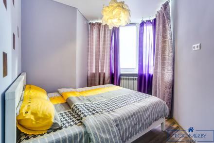 Однокомнатная квартира на сутки в Минск Тимошенко спальня