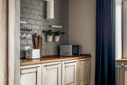 Однокомнатная квартира на сутки в Минске на Притыцкого кухня