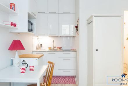 Однокомнатная квартира на сутки в Минске на Притыцкого кухня