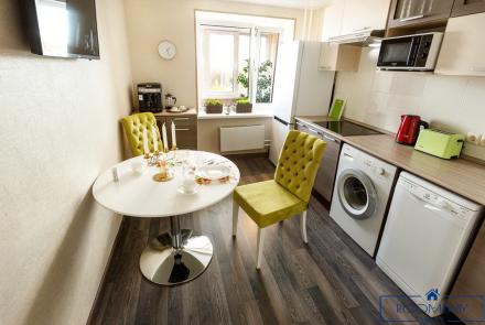 Однокомнатная квартира на сутки в Минске на Притыцкого кухня