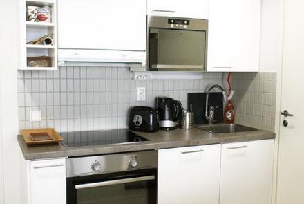 Однокомнатная квартира на сутки в Минске на Притыцкого кухня