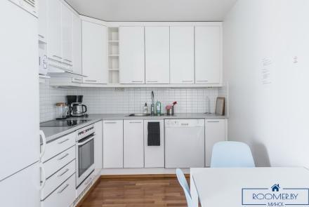 Однокомнатная квартира на сутки в Минске на Притыцкого кухня