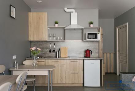 Квартира на сутки в Минске возле метро Спортивная кухня