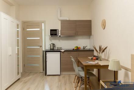 Квартира на сутки в Минске возле метро Кунцевщина кухня