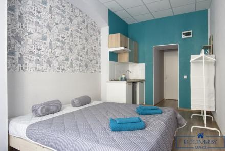 Квартира на сутки в Минске возле метро Кунцевщина спальня