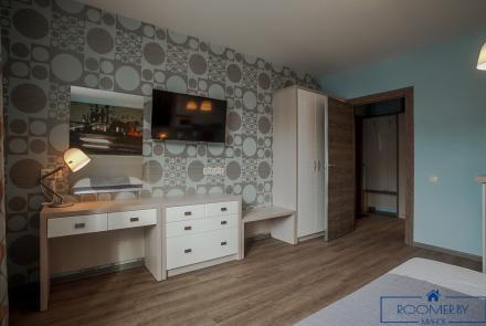 Квартира на сутки в Минске возле метро Кунцевщина спальня