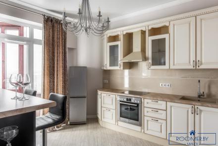 Однокомнатная квартира в Минске на Ольшевского кухня