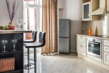 Однокомнатная квартира в Минске на Ольшевского кухня