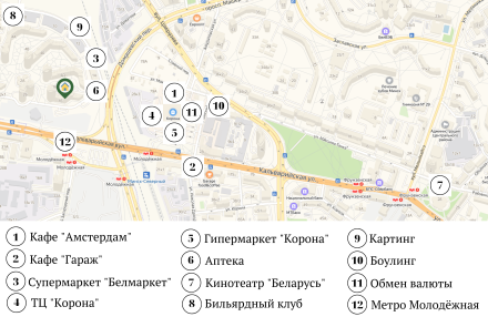 квартира на сутки в минске каскад достопримечательности