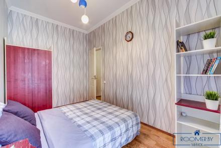 Квартира на сутки в Минске возле метро Спортивная спальня