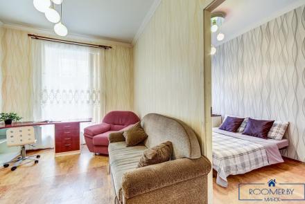 Квартира на сутки в Минске возле метро Спортивная спальня