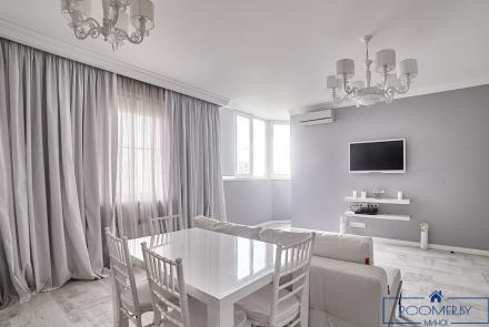 Трехкомнатная квартира на сутки Минск Полоцкой кухня