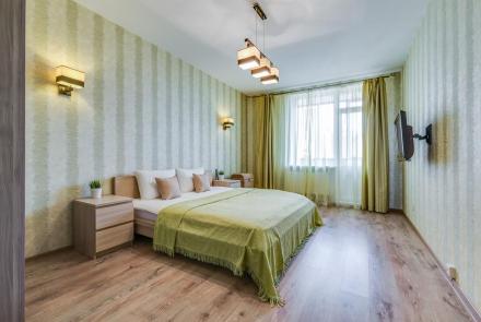 Двухкомнатная квартира в Минске на Володарского спальня