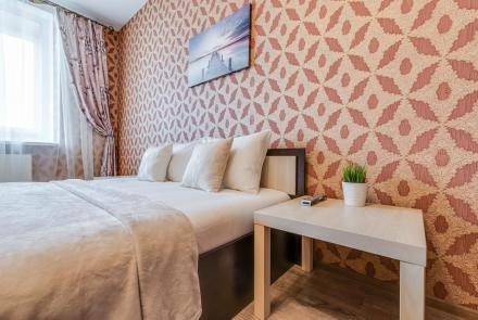 Двухкомнатная квартира в Минске на Володарского спальня