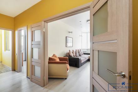 Однокомнатная квартира на сутки в Минске Володарского спальня