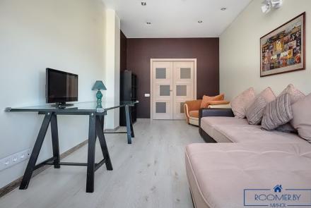 Однокомнатная квартира на сутки в Минске Володарского спальня