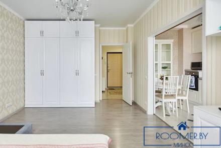 Однокомнатная квартира на сутки в Минске Володарского спальня