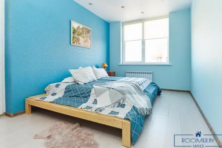 Однокомнатная квартира на сутки в Минске Володарского спальня