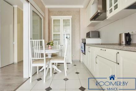 Однокомнатная квартира на сутки в Минске Володарского кухня