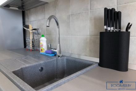 Квартира на сутки в Минске на улице Энгельса, 22 кухня