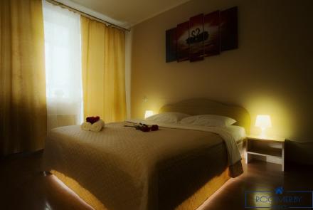 Однокомнатная квартира в Минске на Красноармейской спальня