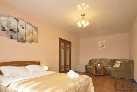 Однокомнатная квартира в Минске на Красноармейской спальня